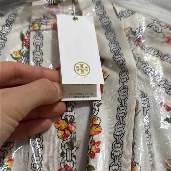 Tory Burch Floral Chain Print Dress